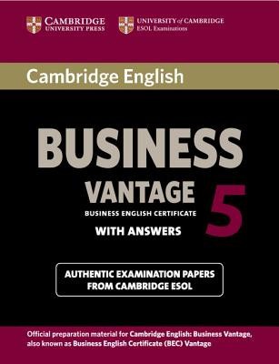 Cambridge English Business 5 Vantage Student&amp;#039;s Book with Answers foto