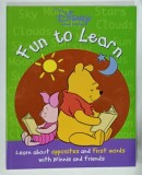 DISNEY WINNIE THE POOH , FUN TO LEARN , LEARN ABOUT OPPOSITES AND FIRST WORDS ...2006