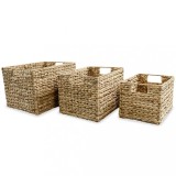 Set cosuri de depozitare, 3 buc, zambila de apa GartenMobel Dekor, vidaXL