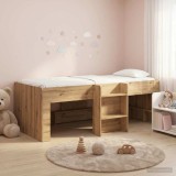 Cumpara ieftin Cadru de Pat Inalt pentru Copii Stejar Artizanal 90 x 200 cm