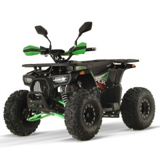 ATV electric ECO DustRider XXL 1500W 60V 20Ah cu diferential, roti 8 inch, verde