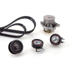 Kit distributie + pompa apa Seat Altea, Ibiza III, Ibiza IV; Skoda Fabia, Octavia, Roomster; VW Caddy III, Golf, Polo, 1.4, GATES