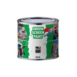Vopsea Green Screen 500ml, Chroma Key, Fundal Video, Vlog, Studio Foto/Video, Verde Mat