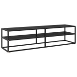 Cumpara ieftin Dulap TV, negru, 160x40x40 cm, sticlă neagră