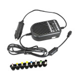 Incarcator auto pentru laptop cu 8 mufe interschimbabile 12-24V/96 W