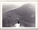 Bnk foto Muntele Mic - Vedere de la Cruce - 1974, Alb-Negru, Romania de la 1950, Cladiri