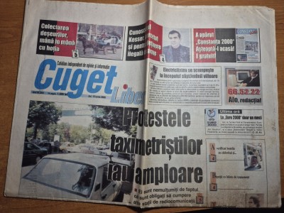 ziarul cuget liber 15 iunie 2000 foto