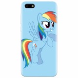 Husa silicon pentru Huawei Y5 Prime 2018, Rainbow Dash