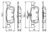 Set placute frana,frana disc PEUGEOT 308 II (2013 - 2016) BOSCH 0 986 494 715