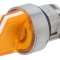 Comutator Rotativ 22mm cu LED Portocaliu IP66