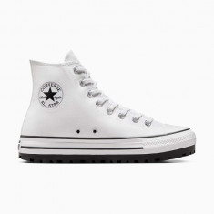 Converse tenisi Chuck Taylor All Star City Trek femei, culoarea alb, A06775C