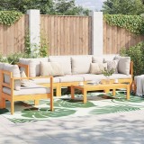 VidaXL Pătură de exterior ARAKIL Verde și alb Poliester Mare Model