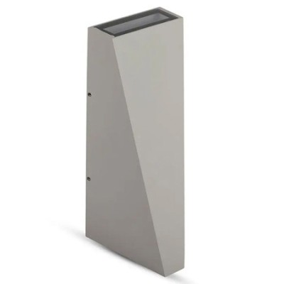 Lampa led 6w ip65 3000k alb cald - gri foto