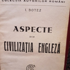 I. Botez - Aspecte din civilizatia engleza