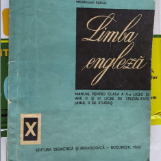 LIMBA ENGLEZA CLASA A X A ANUL 1968 LEVITCHI TARANU SARAH