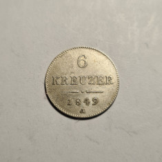 6 kreuzer 1849 A Piesa Frumoasa