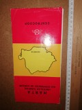 Cumpara ieftin HARTA -ROMANIA HARTA UNITATIILOR TURISTICE ALE COOPERATIEI DE CONSUM -47 X 78CM