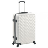VidaXL Set valiză carcasă rigidă, 3 buc., argintiu strălucitor, ABS