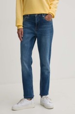 Pepe Jeans jeansi TAPERED JEANS HW femei, culoarea albastru marin, PL204591HV3