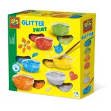 Set acuarele pasta glitter (guasa), SES Creative