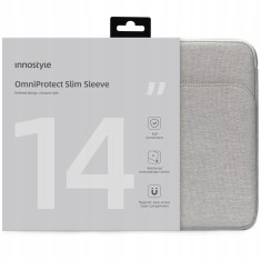 Innostyle Geantă Pentru Laptop 14&amp;quot; Caz Impermeabil Omniprotect Slim Gri