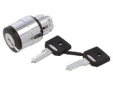 Comutator rotativ cu cheie 22mm 3 poziții negru ZB4BG0