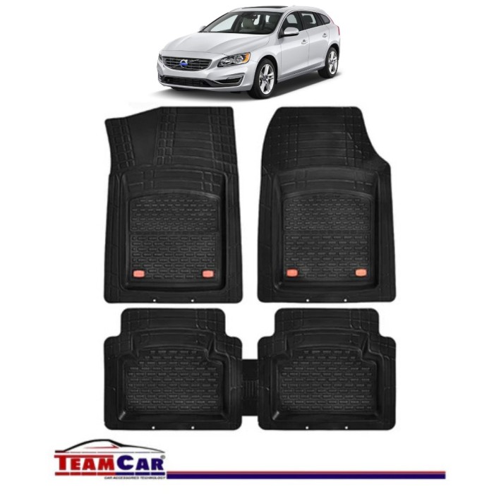 Covorașe Auto TeamCar&reg; Tip Tăviță Compatibile Volvo V60 Mk1 (2010&ndash;2018) - Combi