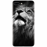 Husa silicon pentru Apple Iphone 7 Plus, Majestic Lion Portrait