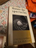 Histoire des spectacles - Guy Dumur