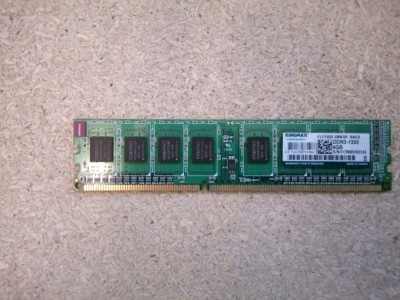 Memorie RAM Kingmax 4GB DDR3 1333MHz Desktop (Model FLFF65F) foto
