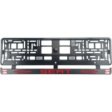 Set 2 bucati, suport numar inmatriculare Carbon, Seat I, Autohelix MSA