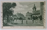 SIBIU , PIATA REGELE FERDINAND , CARTE POSTALA , 1924