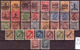 Lot 33 Timbre Serviciu Germania 1920-1924 (Dienstmarke), Inflație, W&uuml;rttemberg, Weimar, Cota Michel 300+ -A222