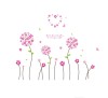 Sticker decorativ, Flori roz, 130 cm, 702STK