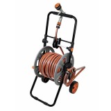 Furtun cu carucior pentru gradina, pistol de stropit, 1/2", 50+2 m, 6 straturi, antirasucire, Richmann Exclusive GartenVIP DiyLine