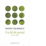 Un fel de jurnal (1973-1981) - Matei Calinescu