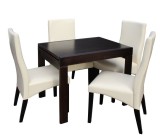 Set masa KORS cu 4 scaune 6012 Wenge Crem