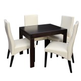 Set masa KORS cu 4 scaune 6012 Wenge Crem