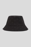 Karl Lagerfeld palarie culoarea negru, bumbac, A3W33060