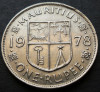 Moneda exotica 1 RUPIE - MAURITIUS, anul 1978 * cod 2887 = colonie britanica, Africa