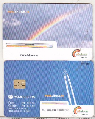 bnk card Cartela telefonica 2002 - Artelecom 1 - RO-ROM-0167A foto