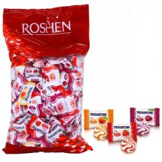Roshen Yogurtini Mix Bomboane Drops Arome Fructe si Iaurt 1Kg MGR20340 foto