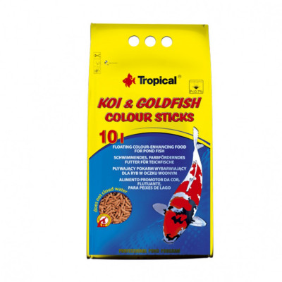 TROPICAL Koi goldfish colour sticks 10L foto