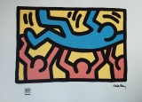 Keith Haring - Untitled, litografie originala