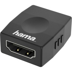 Adaptor HDMI Hama 205163, Full HD, Ethernet, negru foto