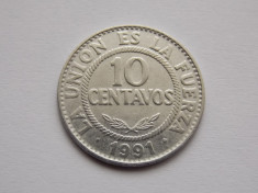 10 CENTAVOS 1991 BOLIVIA foto