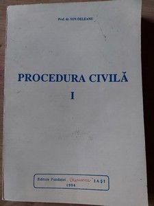 Procedura civila vol 1 Ion Deleanu foto