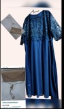 Rochie lungă ocazii si plic auriu
