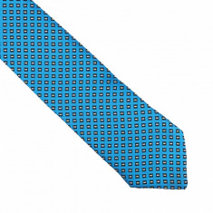 Cravata bleu slim Stephen foto