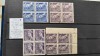 1938-1941-Franta-MercurYT407,413 -4 bl4- MNH, Nestampilat